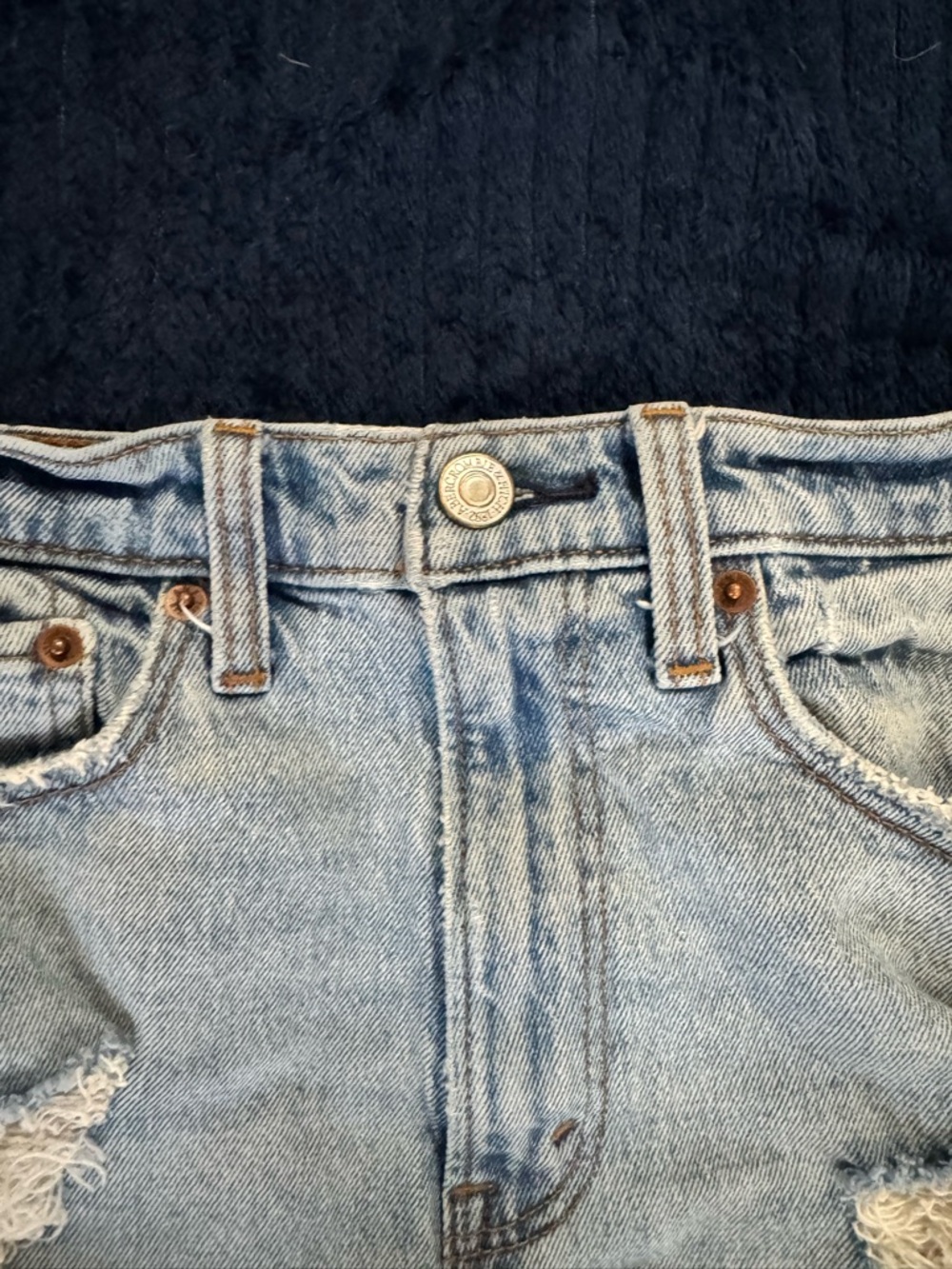 Abercrombie & Fitch Festival Ready Indie Sleaze High Rise Mom Shorts 🩳 - Picture 6 of 6